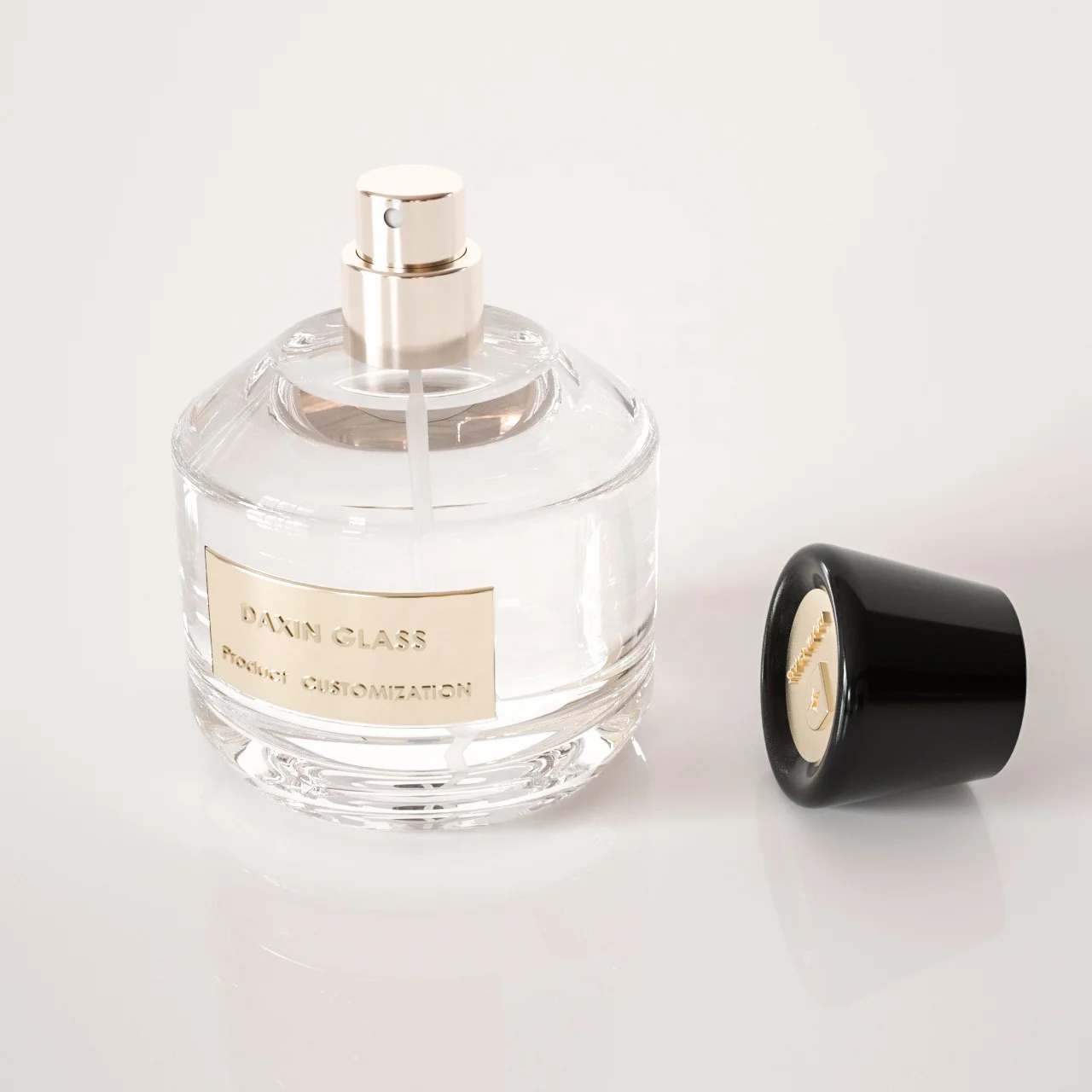 Decorative Glass Perfume Bottle Fancy Perfume Bottles Empty Refillable Perfume Bottle with Cap