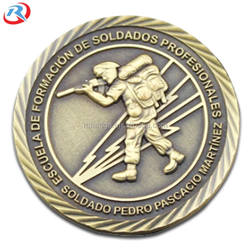 challenge Coin manufacturer Wholesale Cheap Custom 3D Blank Metal Silver Plated Enamel Challenge Coin