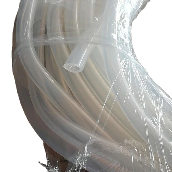 3x5mm high transparent 65A hardness platinum cured grade silicone rubber hose