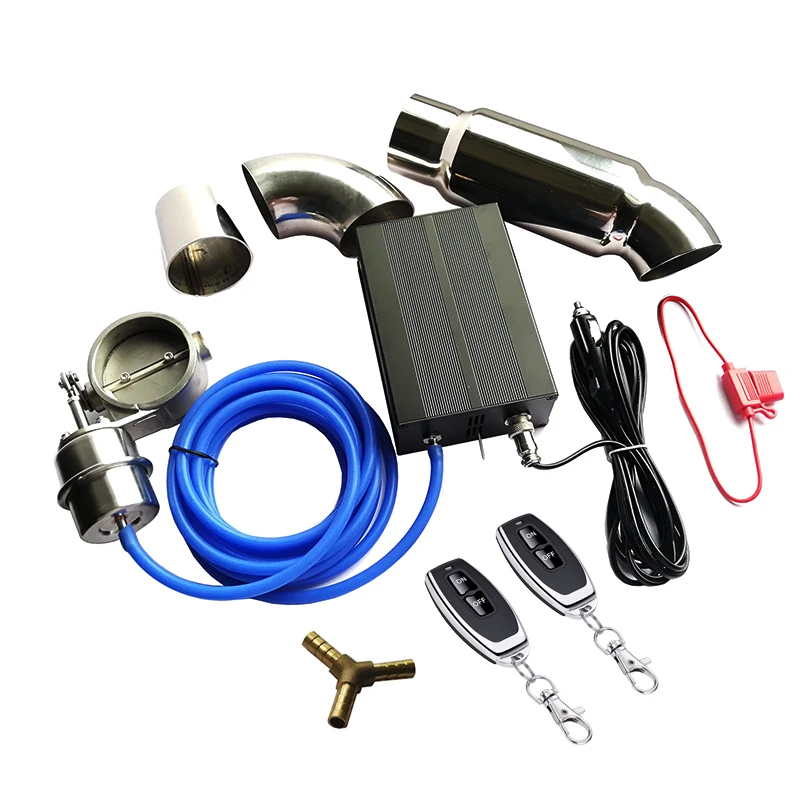 Выхлопной глушитель с клапаном переменного тока 2 дюйма 51 мм Электрический выхлопной глушитель с клапаном дистанционное управление для