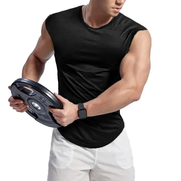 GYM Clothes Sleeveless Fitness Workout Shirts Muscle  T Shirts Tank Tops For Men