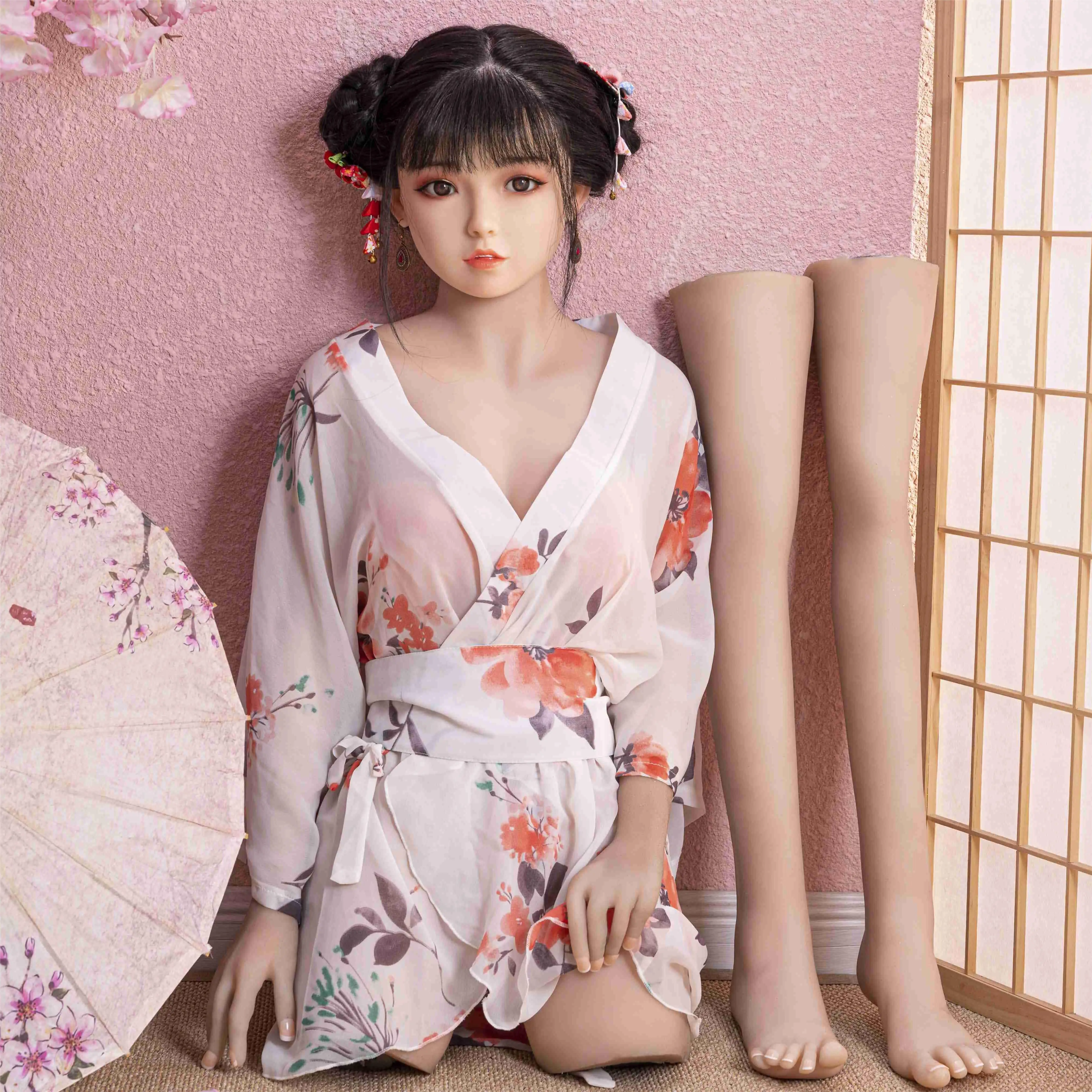 Yolo 2024 Lifelike 158 cm silicone Big Ass Boobs Amazing Asian women Real Pussy Doll Sex Doll for Men sex doll real