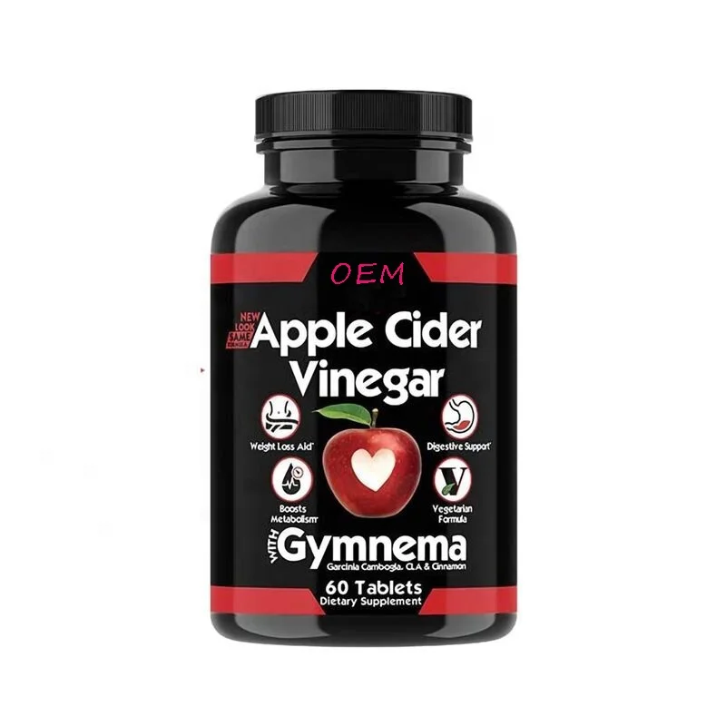 Private Label Apple Cider Vinegar Gummy Vitamins for Nutrition Immunity Detox Loss Weight ACV Gummies
