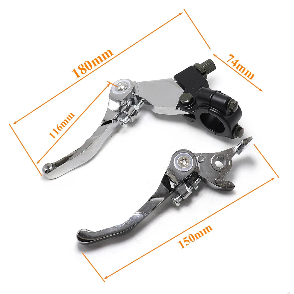 Aluminum Alloy Folding Clutch Lever Brake Lever Set For CRF KLX Pit Pro Xmotos BSE KAYO Pit Dirt Bikes Parts Most