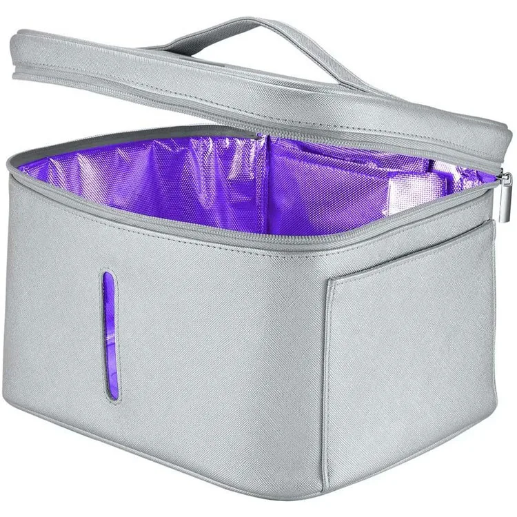 Portable Led UV Sterilizer Disinfection Bag 12 UV Lamp Sanitizing Box Bottle Toys Underwear UV Sterilizer Bag Class III CN;FUJ