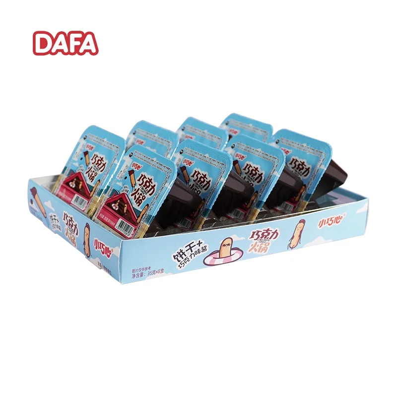 New design for chocolate fondue with biscuit top rated confectionery food items