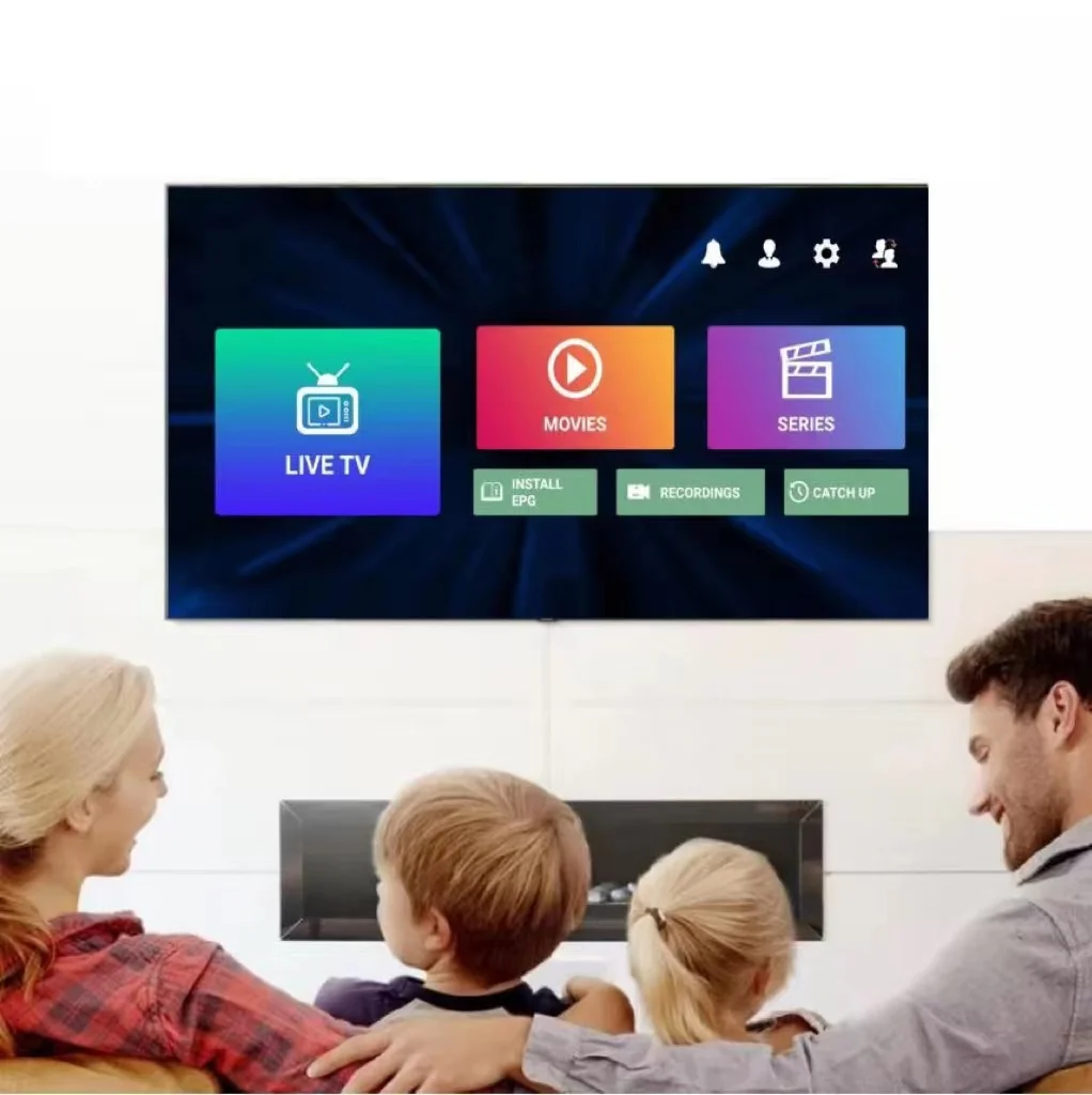 2023 android tv box 4k iptv smart tv panel test m3u list
