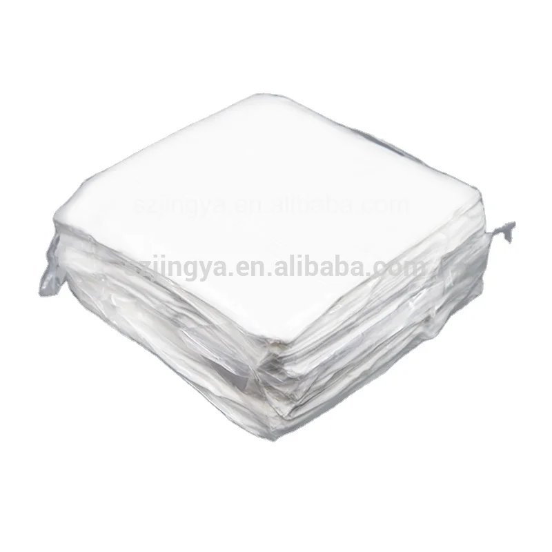 Laser cut custom custom multi purpose cleanroom wiper 1009sle car cloth cleaning