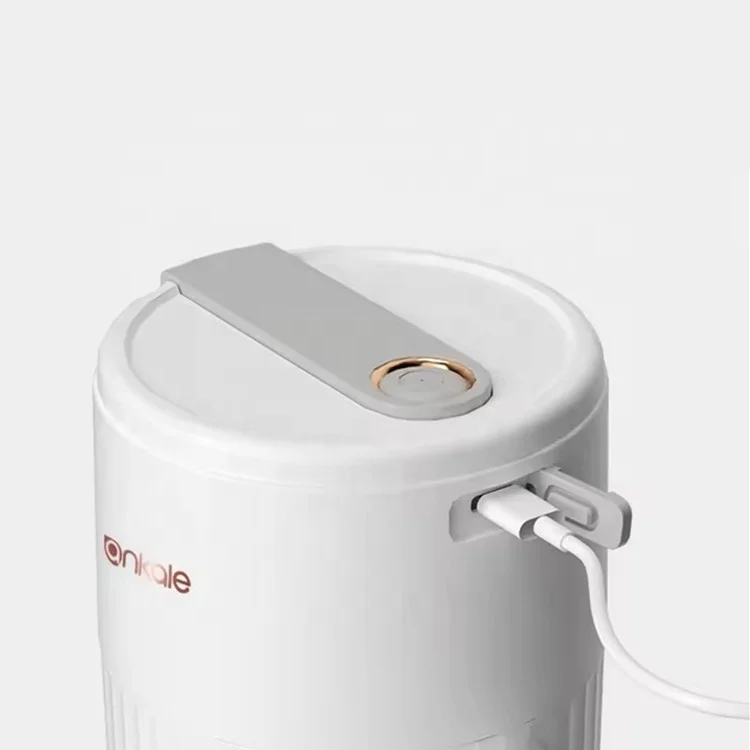 Multi-purpose 4 in 1 White Electric Juicer Cup Fresh Fruit Juice Blender USB Rechargeable Portable Blender Cup