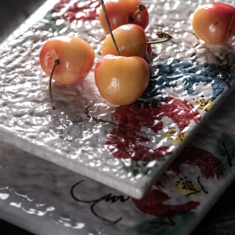 The themed restaurant ceramic tableware&porcelain sushi/sashimi/cheese plate for BBQ and Buffet