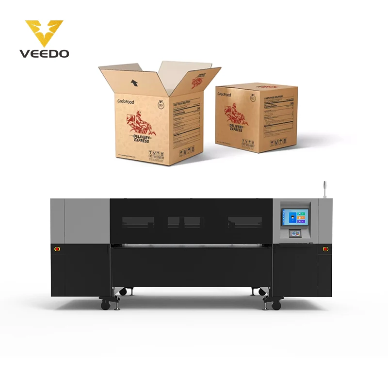 Automatic Custom Logo Paper Bag Inkjet Printers Paper Cup Printing Machine Paperboard Single Pass Printer for Paper Cups