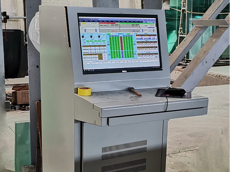 Cross Type tempered glass bending line Flat and bent Glass Tempering Line