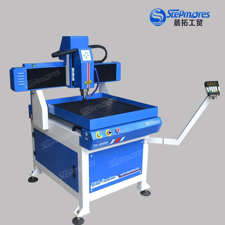 Mini metal cutting engraving cnc router 6060 for best sale