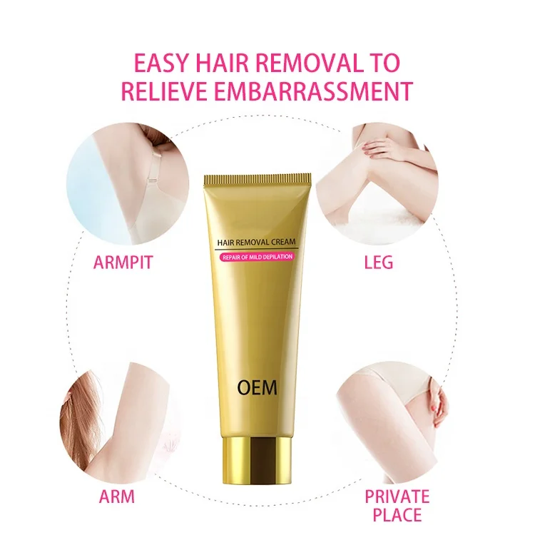 Natural New Soft Ginseng Hair Removal Cream Painless Permanent Hair Removal Natural