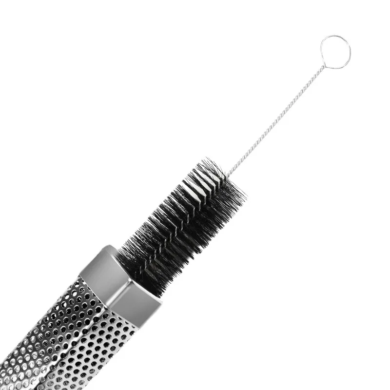 Stainless Steel 304 Hexagon Grill Smoker Box BBQ Smoking Tube for Outdoor Picnic Camping Metal Pellet Grill Tool