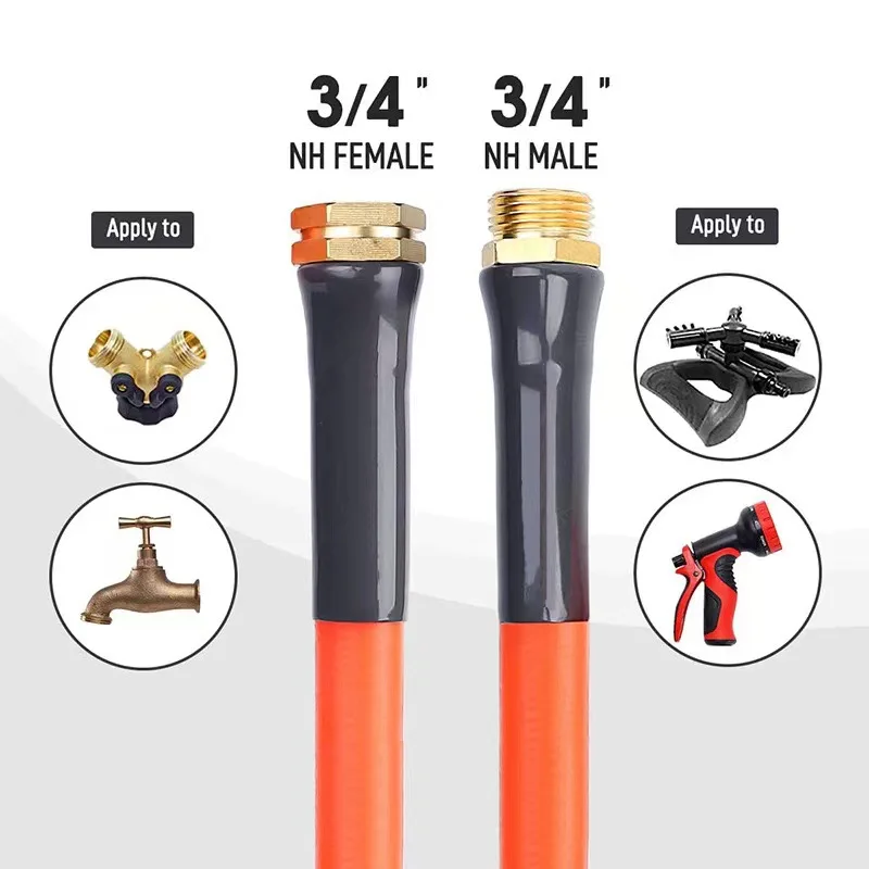 Home American standard high pressure anti-freeze explosion-proof rubber plastic garden watering flower car wash hose hose