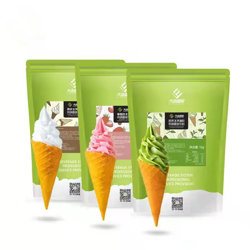 On sale wholesale soft ice cream mix powder in variety of flavors Ice cream powder supplier