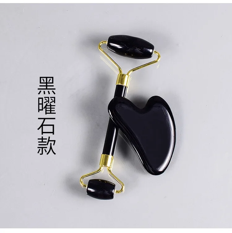 Wholesale Single Head Natural Rose Quartz Face Massage Jade Roller