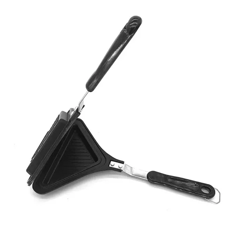 hot selling Home Gas Cooker Aluminum Alloy Flip Non-Stick Detachable Sandwich Maker Mould Triangle Mold