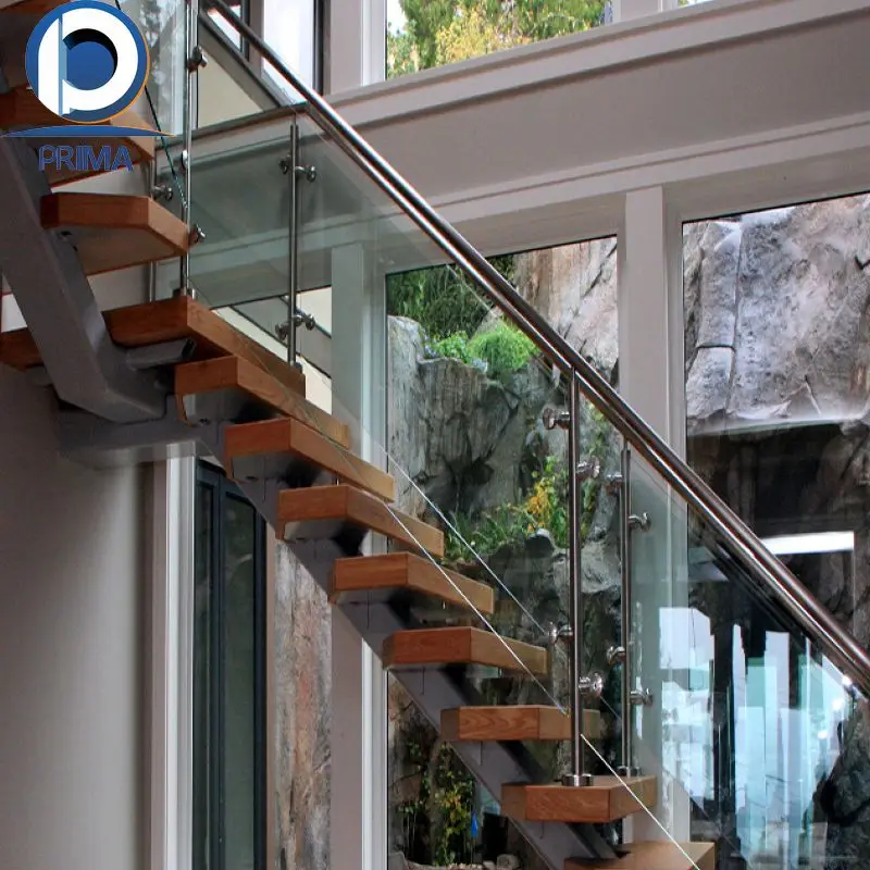 PRIMA Hot Sales Solid Wood Oak Stair Parts Furniture Component Wood Stair Tread Step Staircase Wood Stair Tread