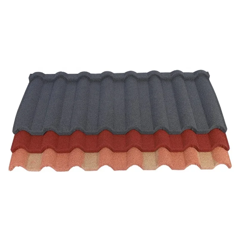 Hot Selling Stone Coated Roof Tiles Direct from Factory Durable Metal Roofing Sheet with Stone Tiles Option