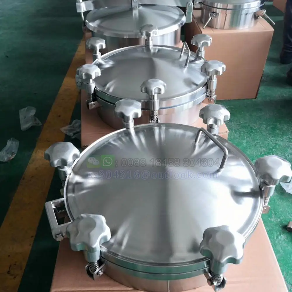 stainless steel sanitary Manhole Cover/manway cover