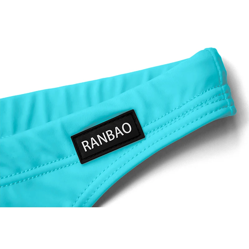 In Stock Men Swimwear Summer bikini Thongs Low Waist Sexy Mens Fitness Swim Briefs