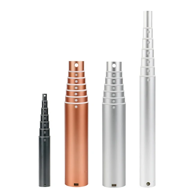 XSY Camera Tripod Stand Live Selfie Accessories Aluminum Alloy Double Groove Telescoping Pole