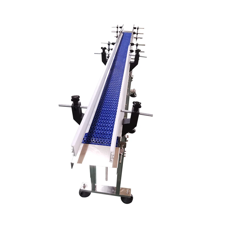 LHJ Professional Manufacturers Table Top Curve Material Handling Equipment Chip Price Modular Belt Conveyor For  Farm Use