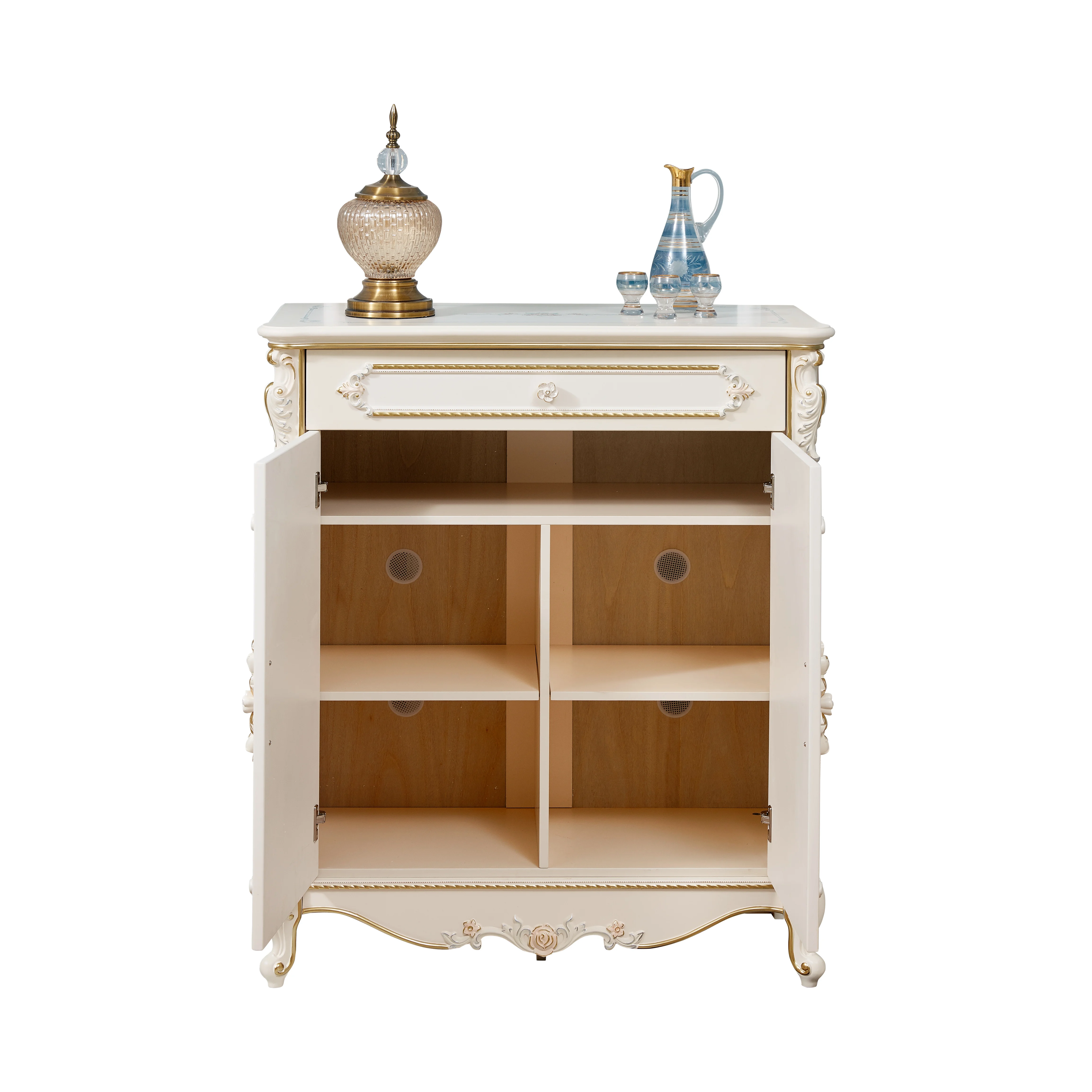  Antique Shoe Rack Cabinet Furniture Hot Selling European in China Wooden Living Room Home