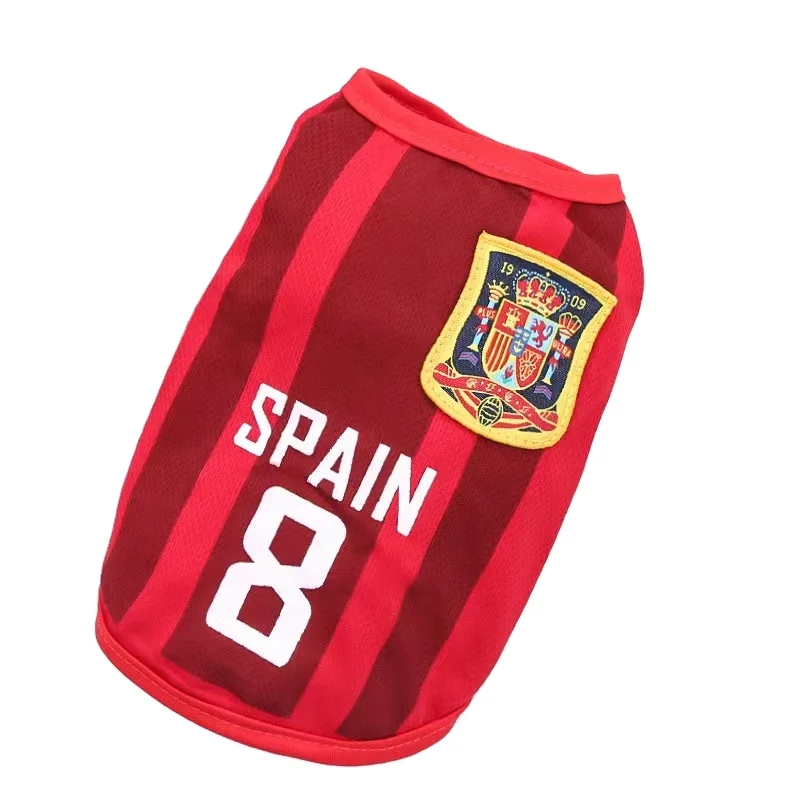Dog Sport Clothing Football Soccer Basketball Service Dog Vest Large Dog T-shirts Pet