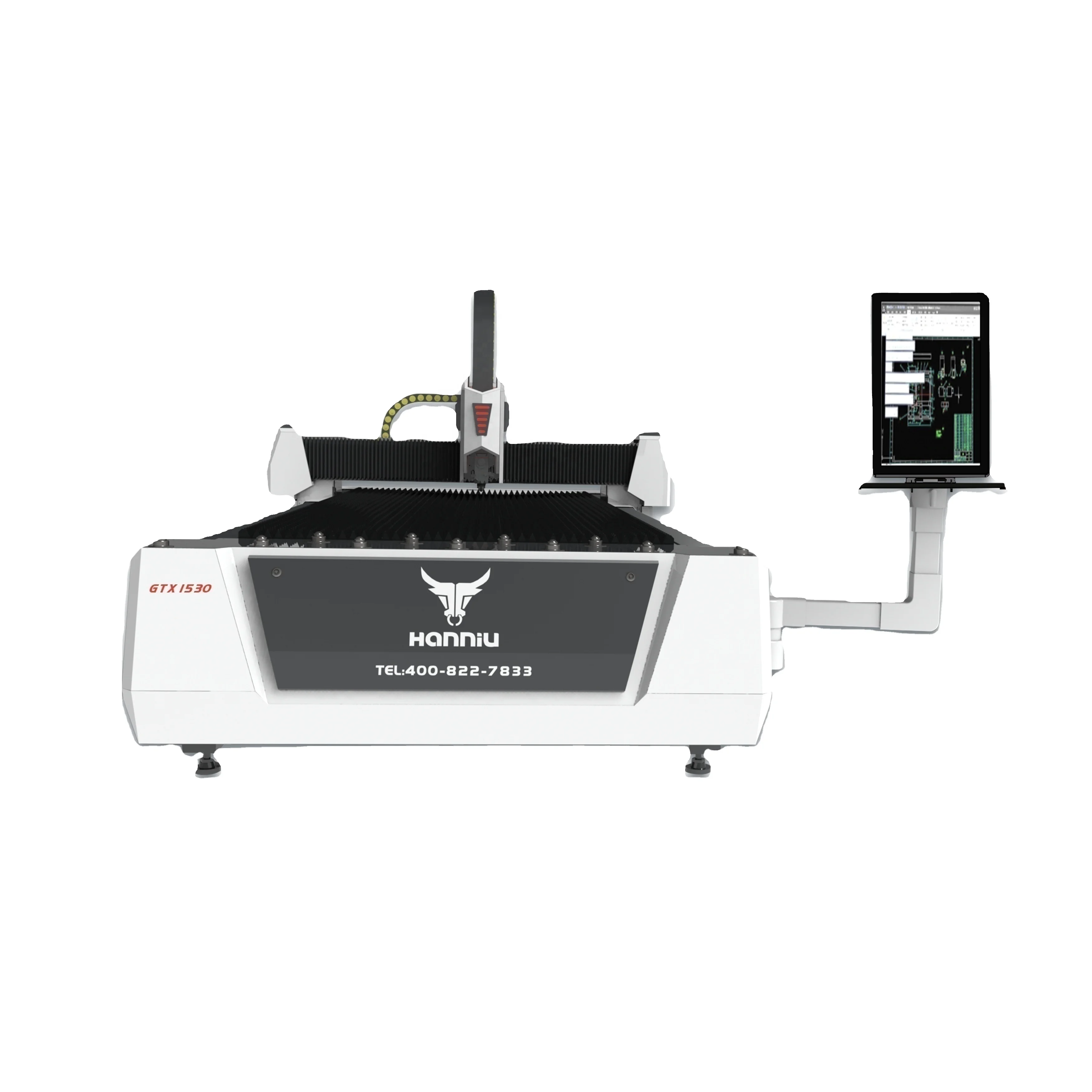 Perfect Hanniu Laser 1500W Steel 2000W Stainless Steel Fiber Laser Cutting Machine