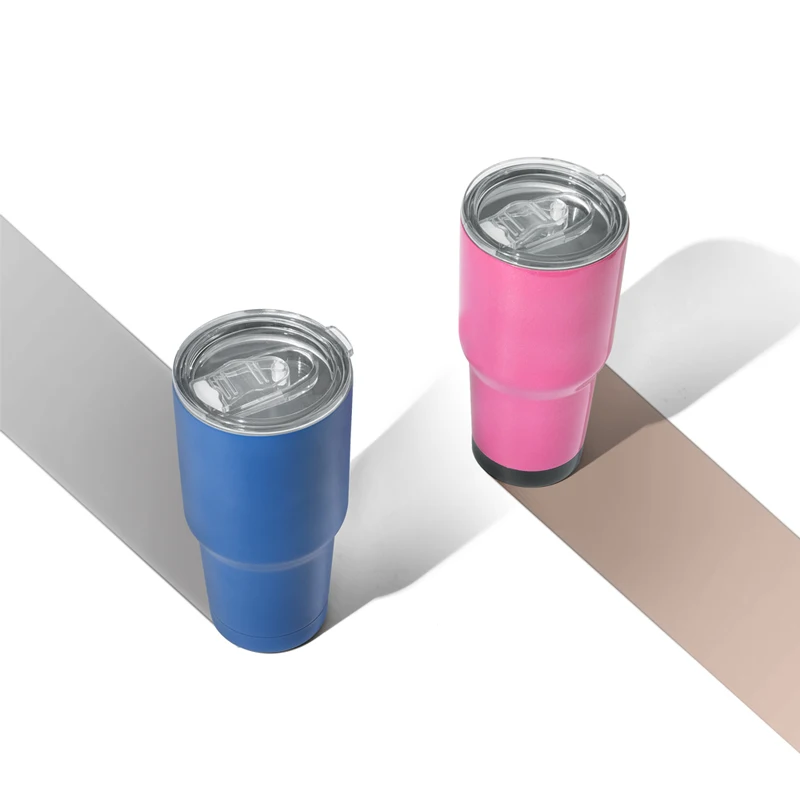 Customized double wall stainless steel thermos mug vacuum thermal car travel mug sublimation skinny tumbler 20oz