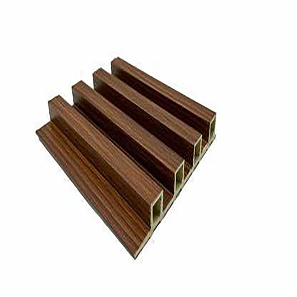 Fluted wall panel Ready to ship Low price waterproof wooden Interior decoration materials 3D wpc wall panel decking wpc fence