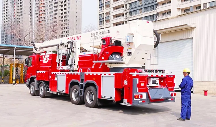 Cheap Sale Famous Brand Chinese DG54M1 Firefighting Truck 54 m with Platform Fire Truck