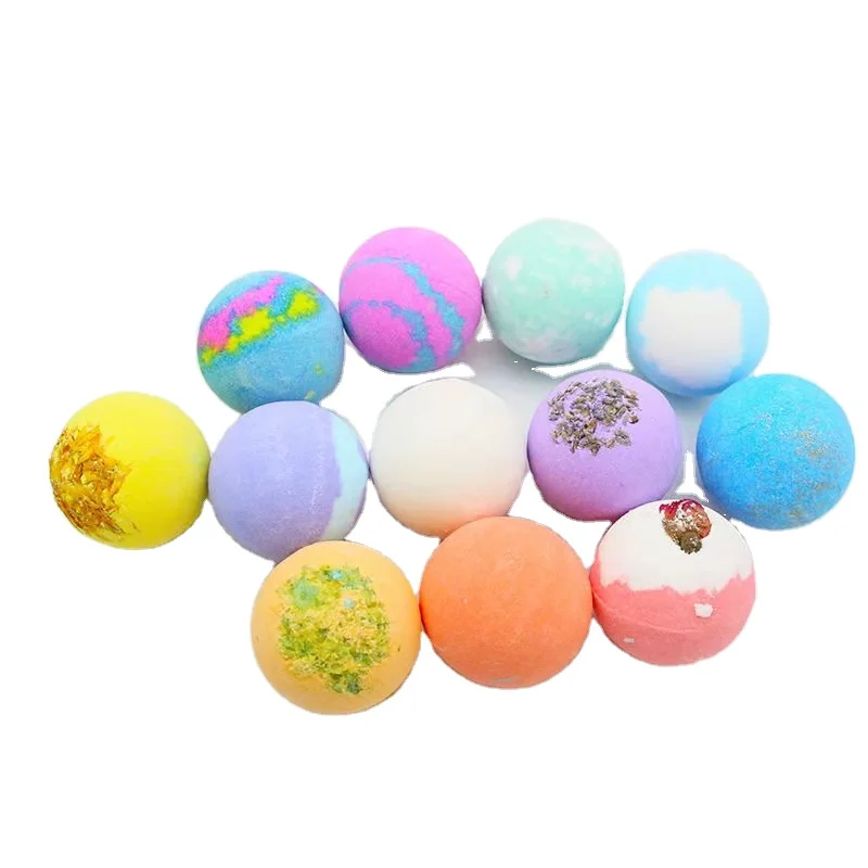 Bathroom organic salt 100% natural bubble bath bomb organic essential