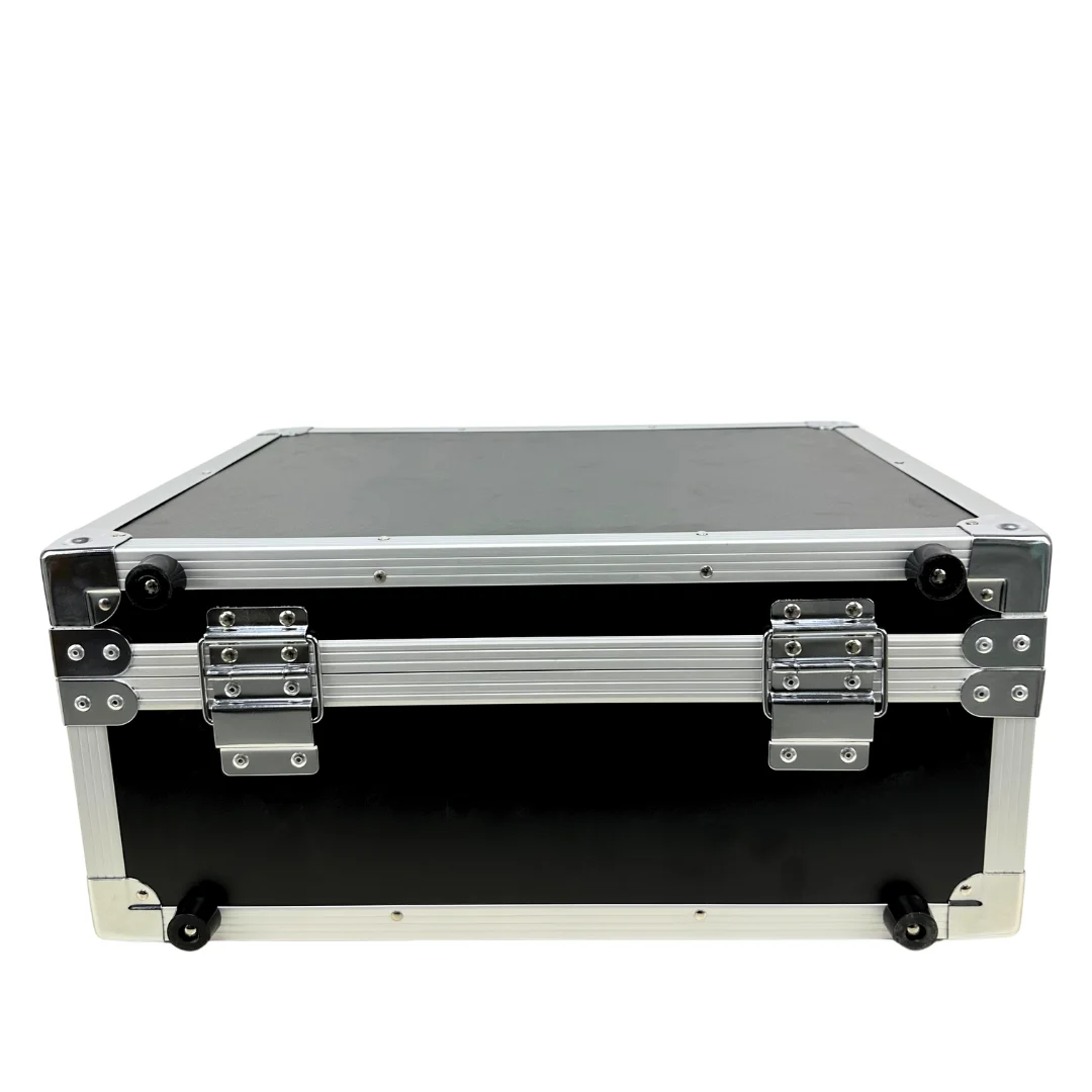 Aluminum Hard Briefcase Box with Large Storage Room Insert Lockable Flight Case for Tools and Equipments