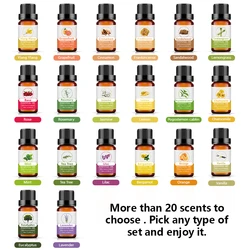Manufacturers Stock Private Label Bulk Gift Set 10ml*12 Aromatherapy 100% Pure Natural Organic Essential Oil
