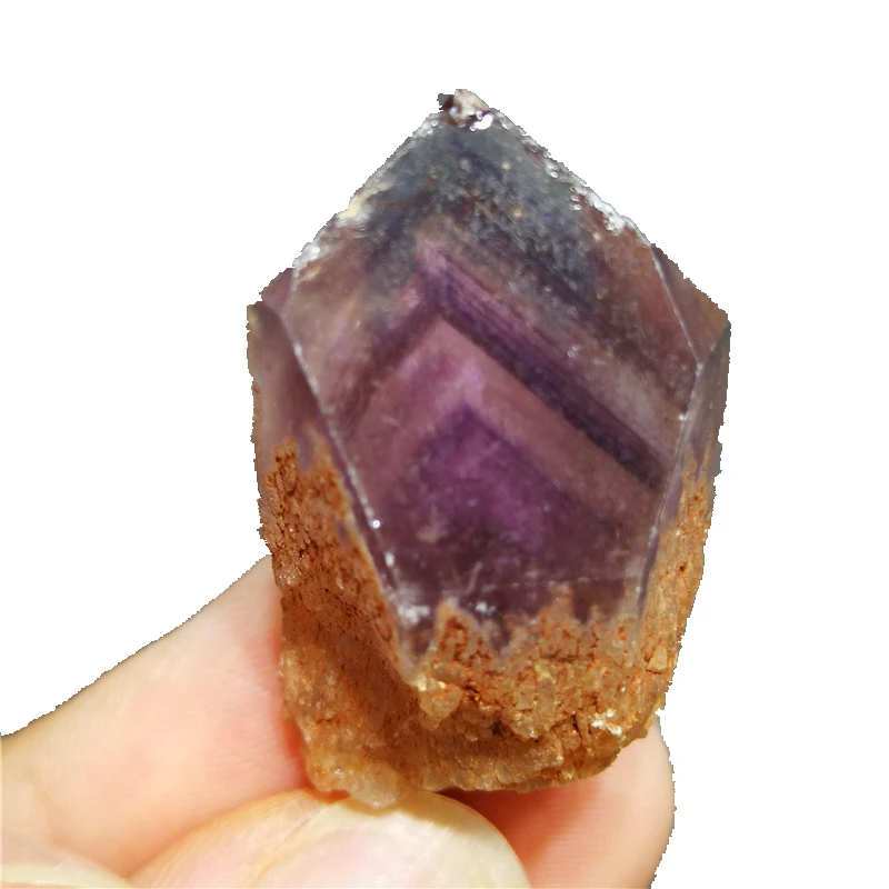 brazil raw Amethyst ghost crystal jewelry crystal point wand rough amethyst crystals healing stones