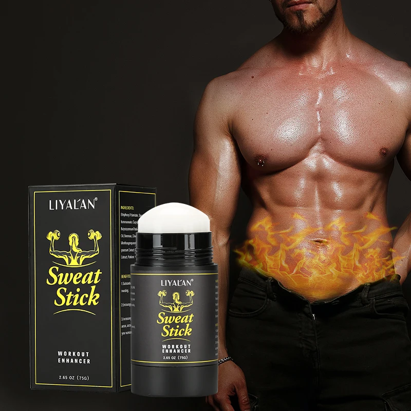 
Private Label Natural Fat Burning Hot Cream Weight Lose Exercise Sweating Waist Slimming Body Sweat Gel Stick 
