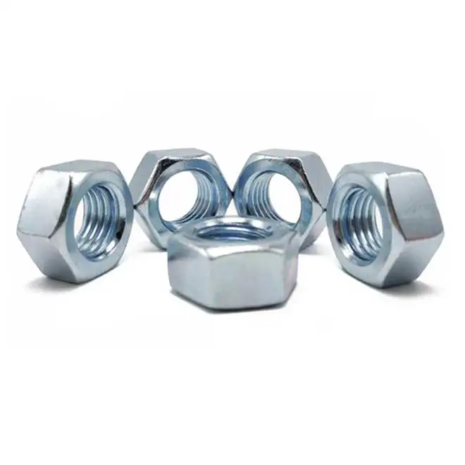 DIN934 Grade 8 hex nut galvanized Chinese nut manufacturing factory wholesale hex nut