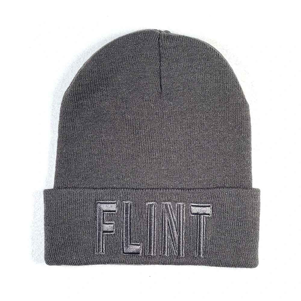 Custom Design Embroidery Patch Logo High Quality Unisex Cuff Plain Skull Cap Knitted Acrylic Winter Hat Fisherman Slouchy Beanie