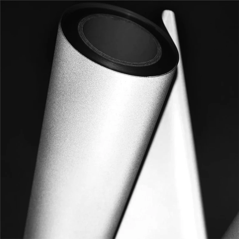 Easy To Peel Off  HTV Heat Press PET Heat Transfer Reflective Vinyl Film Rolls  For T Shirt
