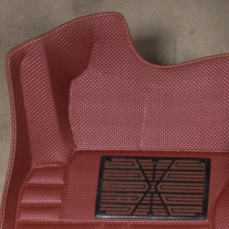 2023 New Design Interior Auto Accessories 5D Pvc Leather Luxury Car Carpet Mats For Toyota Hilux Revo Part