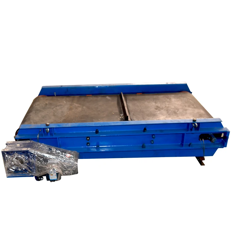 suspends self-discharging permanent magnetic separators for removing iron