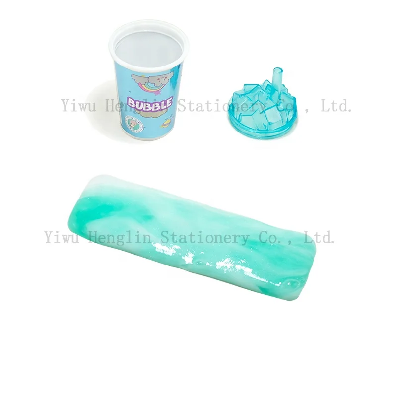 Wholesale Custom Slime Color Crystal Slime Toy Box Putty Set Glitter Jelly DIY Making Toy Kit for Kids With Foam Balls