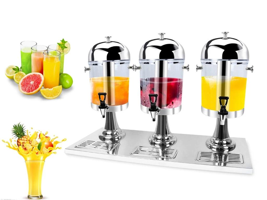 Drink Dispensers Commercial Removable Stainless Steel Juice Dispenser Cold Drink Container Beverage Dispenser for Catering