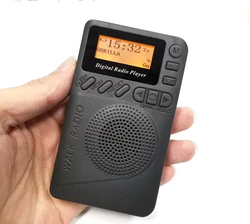Portable MINI DAB/FM radio with TF card player, LCD screen build-in rechargeable battery,button-lock,sleep timer