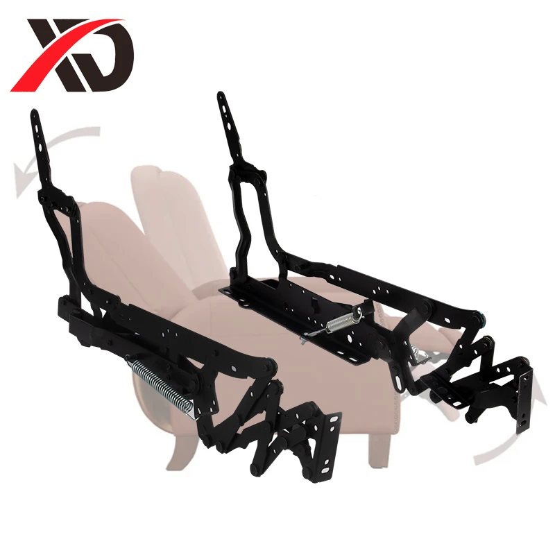 XD8550 Furniture Accessories Parts Manual Sofa Footrest Simple Seat Recline Frame Push Back Push On Arm Recliner Mechanism