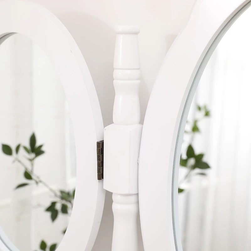 Hot sale Modern Hotel Apartment Makeup Vanity Cosmetics Desk Dressing Table With Mirror